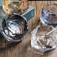 thumbnail image 5 of Cenicero de cristal para cigarrillos, cenicero de mesa y decoración moderna para el hogar, oficina, bar, restaurante, 5 of 5