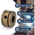 thumbnail image 4 of Drive Roller for Lincoln Electric Weld Pak 100 / 100HD / 125/ / 175HD / 3200HD/ 5000HD Welder, Groove Wire Feed Roll .030” - .035” & .023” - .025” Solid Wires Welder Drive Wheel, 4 of 7
