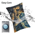 thumbnail image 6 of Salouo Astronaut Starry Night Pattern Pillow Cases,1PC Pillow Covers with Envelope Closure Decorative Pillow Case for Bed Couch,Pillows Not Included-20"x30", 6 of 6