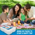 thumbnail image 5 of Ice Packs for Lunch Bags, Cooler, Freezer Packs for Lunch Box, Cooler Bag, Slim Reusable & Long-Lasting, BPA-Free, Quick Freeze, Perfect for Picnic, Camping, Beach, Outdoor Sports, 5 of 6