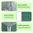 thumbnail image 3 of vidaXL Raised Garden Bed Planter Pot Flower Box Outdoor Galvanized Steel Green, 3 of 7