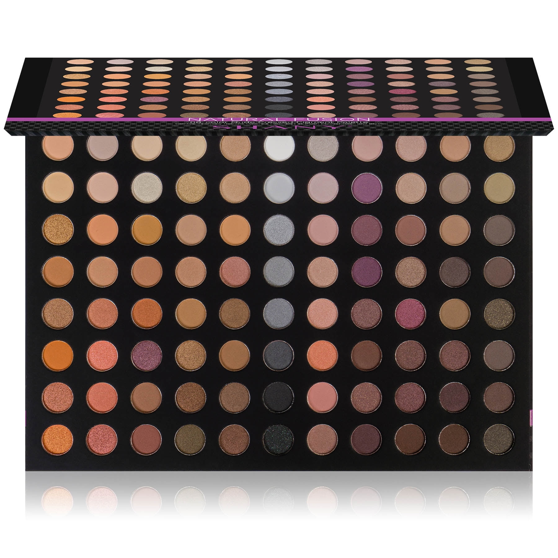 SHANY Cosmetics SHANY Natural Fusion Eyeshadow Makeup Palette - 88 Color Highly Pigmented Blendable Natural Color Matte Eye shadow Palette - Nude