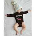 thumbnail image 3 of Tstars Boys Unisex Valentine's Day Love Mommy Is My Valentine Mom and Infant Gift for Valentine's Day Gift Idea for Boy Baby Long Sleeve Bodysuit, 3 of 7