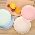 thumbnail image 4 of Nvzi 10 Inches Unbreakable Wheat Straw Plates - Reusable Plate Set - Dishwasher & Microwave Safe - Perfect for Dinner Dishes - Healthy, BPA Free & Eco-Friendly, 4 of 5