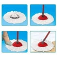 thumbnail image 4 of Repuestos de mop , accesorios de cabeza de repuesto para trapeador EasyWring & Clean, compatibles con Vileda Turbo/O-Cedar (2 piezas). Levamdar  LN-0340, 4 of 7
