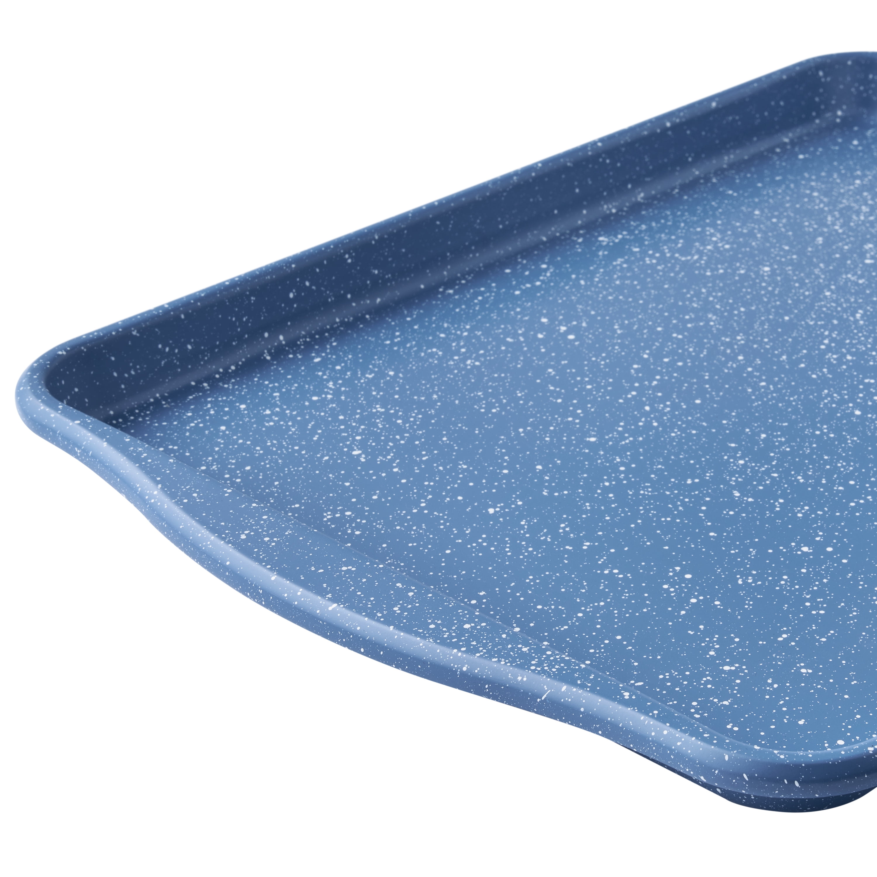 The Pioneer Woman Nonstick Cookie Sheet Set, Blue Speckle, 2-Piece, 13" x 18" & 11" x 15"