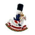 thumbnail image 4 of jifeng Christmas Nutcracker Christmas Ornament Table Centerpiece Wood Crafts Nutcracker StyleB, 4 of 9