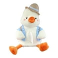 thumbnail image 3 of 2 in1 Car Cartoon Tissue Box Holder Tissue Container for Car, Tissue Tray ,Organizer Storage Bucket, Car Decorations Cute Plush Tissue Holder duck, 3 of 8