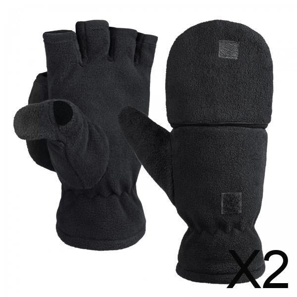 Guantes sin s de invierno,Guantes sin s de invierno Mitones Guantes térmicos,Mitones con tapa abatible con aislamiento Hombres Mujeres,Guantes de medio Guantes con