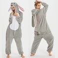 thumbnail image 3 of Pijama de una pieza con dibujos del zodíaco, mono de franela de invierno para adultos, ropa de hogar para padres e hijos con dibujos animados para niños, 3 of 5