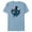 Ocean Blue, variant on Star Wars Dark Side Darth Vader Villains of the Galaxy Vivid - Short Sleeve Blended T-Shirt for Adults - Customized-Dark Heather
