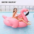 thumbnail image 3 of Pool Float Doctor Dolphin Flamingo inflable para adultos, 3 of 6