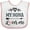 White and Pink, variant on Inktastic My Nona Grandma Loves Me Girls Girls Baby Bib