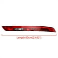thumbnail image 3 of LED Bumper Reflector Lights  For Audi Q5 2018 2019 2020 2021 Rear Signal Fog Lamp Tail Brake Light, 3 of 7