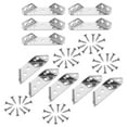thumbnail image 1 of HINTRMENT Lot de 5 Vis Incluses Connecteurs d'Angle Angle 90 Degrés 6.50X3.00X2.10CM, 1 of 8