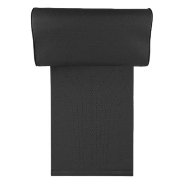 Cojín de apoyo para piernas extensible para asientos, almohada para reposapiernas para camiones, trenes y usos múltiples. Negro
