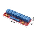 thumbnail image 1 of Placa de Módulo de relé Optoacoplador de 8 Canales EBTOOLS Disparador Alto y bajo 5V/12V/24V Potencia Alta/baja Nivel 30V/10A ANGGREK Otros, 1 of 8