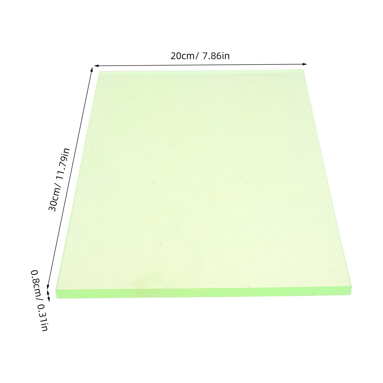 HEANUJJ PU Cutting Mat Yellow Smooth Noise-Reducing Craft Tool Mat