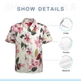 thumbnail image 7 of High Quality Hawaiian Shirts for Men Short Sleeve Aloha Beach Shirt Floral Summer Casual Button Down Shirts Blouses EAX5KF, 7 of 7