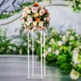 thumbnail image 3 of Acrylic Wedding Flower Stand Wedding Centerpieces Flower Stand Vase Column Stand, 3 of 12