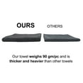 thumbnail image 2 of Arkwright Microfiber Salon Towels - Bleach Safe Resistant Towel - 16 x 27 in. - (24 Pack) Black, 2 of 8