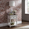 thumbnail image 3 of Magnolia Manor White Leg Night Stand, 3 of 5