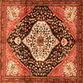thumbnail image 1 of Ahgly Company Indoor Square Persian Orange Traditional Area Rugs, 6' Square, 1 of 1