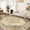 AR1006-BEIGE, variant on DEORAB 5'x7' Area Rugs for Living Room, Non Slip Machine Washable Vintage Indoor Rug, Low Pile Print Rug for Bedroom Dining Room Home Office