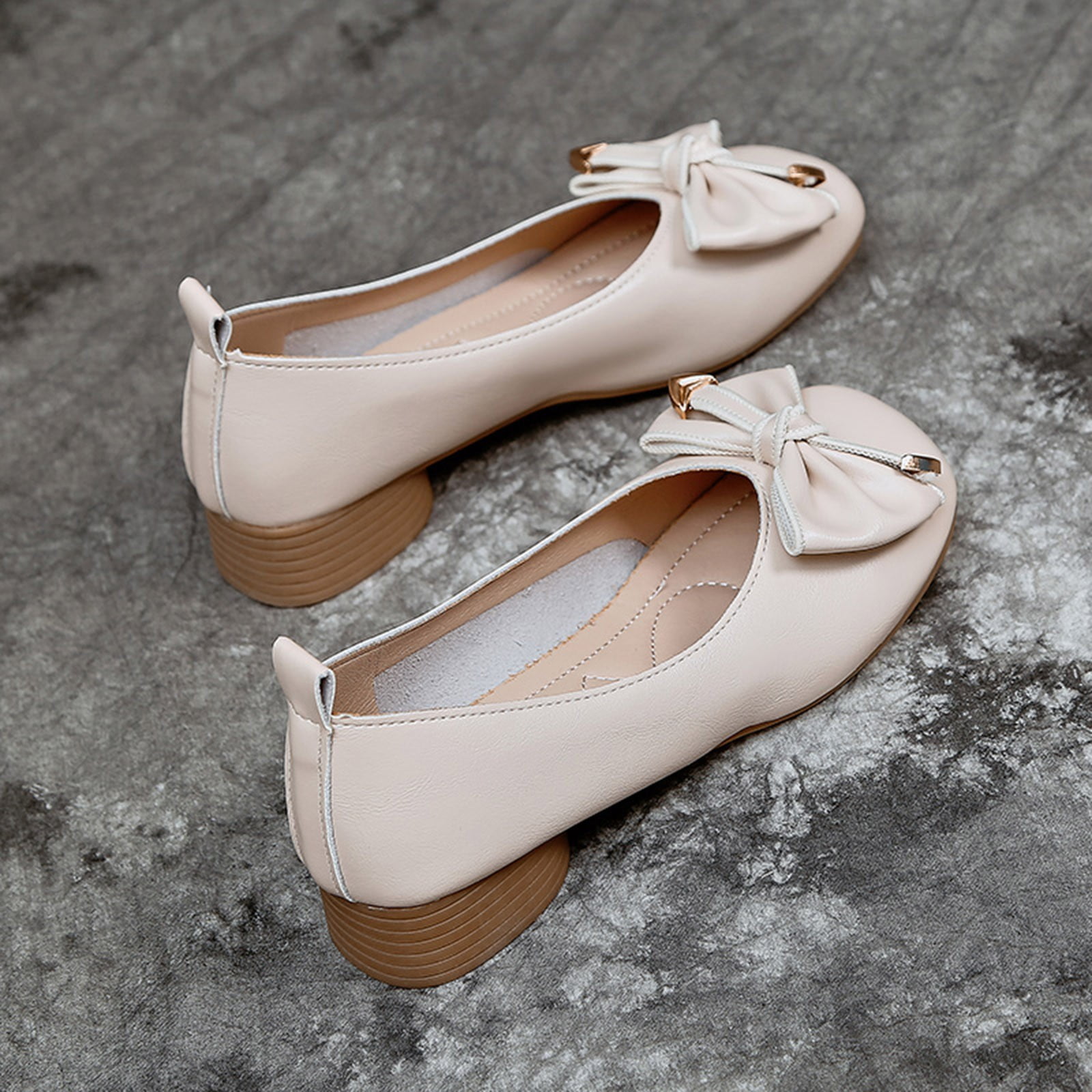 Black flat formal shoes hot sale