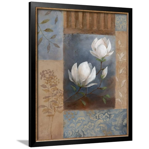 Magnolia Spring Ii Framed Art Print Wall Art By Nan 24 5x30 5 Walmart Com Walmart Com