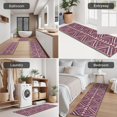 thumbnail image 5 of Brown Ethnic Pattern Kitchen Rugs Sets Of 3,Kitchen Runner Rugs Non Skid Washable,Decorative Kitchen Floor Mats for Kitchen,Sink,Laundry,17"x30"+ 17"x47" + 17"x59", 5 of 6