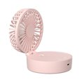 thumbnail image 2 of Ounissouiy Ventilador USB Escritorio Aire acondicionado Humidificador Luz nocturna Portátil ajustable Ventilador plegable Aire libre Azul Electrodomésticos Rosado Ounissouiy HA063662-03B, 2 of 6