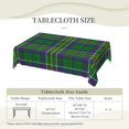 thumbnail image 6 of Rectangle Table Cloth, Scottish Clan Hunter Tartan Plaid Resistant Washable Tablecloth Decorative Table Cover for Dining, Indoor and Outdoor, 6 of 6