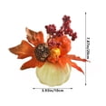 thumbnail image 3 of ¡Descuento Exclusivo!, Decoraciones de Acción de Gracias Adornos de calabaza Adornos de utilería Corona de otoño Decoraciones de hojas de arce Akmoler, 3 of 9