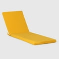 thumbnail image 4 of WestinTrends Solace Outdoor Chaise Lounge Chair Cushions Set of 2, 78" x 23", Yellow, 4 of 4