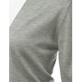 thumbnail image 4 of Doublju Women's 3/4 Sleeve Open Front Cropped Cardigan Sweaters (Plus Size Available), 4 of 4