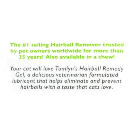 Tomlyn Laxatone Hairball Remedy Supplement for Cats, Catnip Flavor, 4.25 oz.