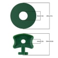 thumbnail image 4 of Clips colgantes para invernadero, colgadores para pntas de jardín, s para invernadero para riego, nebulización, accesorios de jardín 50set CUTICAT Clips de perchas de ganchos, 4 of 4