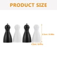 thumbnail image 2 of Shisuyan Game Pawns 40Pcs Plastic Chess Pieces Human Shaped for Beginners Family Fun, 2 of 9