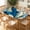 Big Blue Butterfly, variant on YESAD Elastic Tablecloth For Oval Tables, Waterproof Tablecover For Up To 42X68in Oval Table Cover, Dining Tablecover For Indoor And Outdoor, Holiday, Marble
