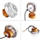 thumbnail image 4 of Angel Eyes Projector Lamp Round Super Brightness DC12-80V 2A Motorcycle LED Headlight Strong Weak Strobe Aviation Aluminium  for Modification ANGGREK Otros, 4 of 8