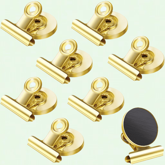 36 Round Refrigerator Magnets in 5 Colors, Strong Magnetic Clips for Home, School, and Office Use