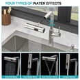thumbnail image 6 of Stainless Steel Kitchen Sink 30" Drop-in Kitchen Sink with Pull-out Faucet and Soap Dispenser - 30 x 22 x 10 inch Single Bowl 16 Gauge Stainless Steel Topmount Kitchen Sink Basin,Undermount Kitchen S, 6 of 19