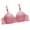 Pink, variant on Zpanxa Lace Back Closure Bra Wireless Comfort Embroidery Design Breathable Lightweight T-Shirt Bra for Women Everyday Wear