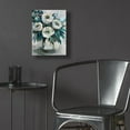 thumbnail image 5 of Epic Art 'White Roses Bouquet' by Jeanette Vertentes, Acrylic Glass Wall Art, 12"x16", 5 of 8