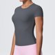 thumbnail image 4 of TaTaai Women's Sports T-Shirt Short Sleeve Crew Neck Fitted Slimming Breathable Naked Feel Yoga Running Gym Pilates Dance Workout Top Gift, 4 of 8