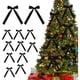 thumbnail image 4 of 12 lazos de terciopelo para árbol de Navidad | Elegantes lazos para coronas y guirnaldas | Terciopelo suave | Diseño fácil de atar para decoración navideña, 4 of 5
