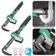 thumbnail image 2 of Wide Jaw Adjustable Wrench, Right-Angle F-Type Automotive Pipe Repair Wrench, Home DIY Plumber Wrench Tool, 2 of 5