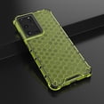 thumbnail image 2 of Funda protectora de PC y TPU a prueba de golpes con diseño de panal para Samsung Galaxy S21 Ultra 5g (blanca), 2 of 5