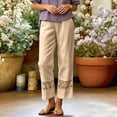 thumbnail image 5 of DailyTrove Women's High-Waisted Straight-Leg Jeans, Casual Denim Cropped Pants, 5 of 6